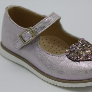 Mercedes Hebilla Corazón Gliter