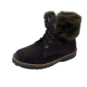 Botín Pelo Tobillo Cordón/ Cremallera