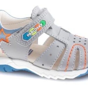 Sandalia Estrella Pespunte Naranja Pablosky