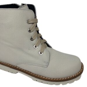 Bota Cordón / Cremallera Suela Blanca
