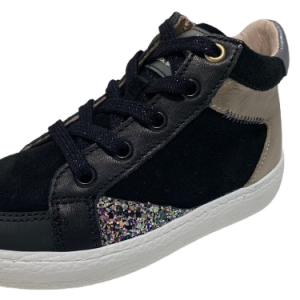 Botín Cordón/Cremallera Suela Blanca Acebos