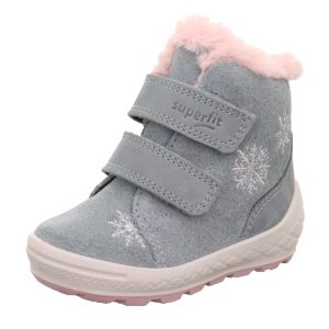 Bota 2 Velcros Pelo Rosa Goretex