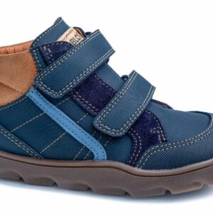 Bota 2 Velcros Detalle Mostaza
